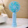 Mini ventilador de mano M9 Ventilador de escritorio con carga USB para exteriores 2500 mAh (Azul)