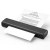 Impresora térmica portátil de mano inalámbrica Bluetooth M08F (versión negra A4)