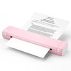 Impresora térmica portátil de mano inalámbrica Bluetooth M08F (versión rosa A4)