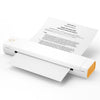 Impresora térmica portátil de mano inalámbrica Bluetooth M08F (versión de letra blanca y naranja)
