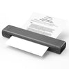 Impresora térmica portátil de mano inalámbrica Bluetooth M08F (versión gris A4)