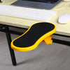 Mesa giratoria de 180 grados para computadora, soporte de mano, soporte de muñeca, alfombrilla de ratón, modelo de alfombrilla de ratón (amarillo)