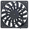 FANNER Ice Soul F12012 chasis de escritorio ventilador de refrigeración ultrafino de 4 pines regulación inteligente de velocidad PWM (negro)
