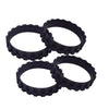 Para IRobot 5/6/7/8/9/ I7/E3/E5 Sweeper Mopper 2 pares Rueda Neumático Cuero