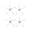 Para Roborock S7 / T7S / T7S Plus G10 2 pares Cepillo lateral blanco