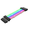 Cable de luz de fuente de alimentación de placa base de 24 pines Negro 5V ARGB Línea de color de neón