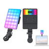 V11RGB con pantalla 5W Luz de relleno de teléfono móvil Luz de bolsillo de transmisión en vivo