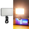 ST-120C Teléfono móvil Tableta Clip Luz de relleno Selfie Cámara en vivo Cámara portátil Iluminación (Negro)