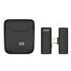 S11 Micrófono individual Interfaz USB-C/Tipo-C Micrófono inalámbrico Lavalier con cancelación de ruido con estuche de carga