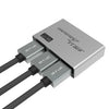 Conmutador bidireccional DP 8K 60HZ 1.4V 2 en 1 salida (gris)