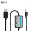 2pcs DC 5V a 12V USB Booster Line Cable de alimentación móvil