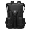 Ozuko 9631 Mochila impermeable para exteriores Bolsa de béisbol de viaje de gran capacidad (Negro)