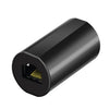 YM88013-Y Versión de protección contra rayos Cabezal directo de red Cable de red RJ45 Cabezal de paso doble (negro)