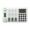 Grabación de estudio de tarjeta de sonido Bluetooth X10 con interfaz de puerto XLR OTG de 48 V (blanco)