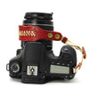Zeku Retro Leather SLR Wristband Anti-drop Camera Wrist Strap sin cámara (Rojo)