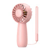 Mini ventilador de motor sin escobillas de mano USB para exteriores, estilo: 1500 mAh (rosa)