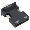 Adaptador HDMI a proyector VGA HDMI con cable de audio Convertidor HD para computadora