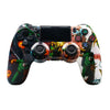 Para PS4 Controlador de juego inalámbrico Bluetooth con tira de luz Mango de juego de doble vibración (Hulk)
