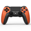 KM048 para PS4 Bluetooth Wireless Gamepad Controller 4.0 con barra de luz (vitalidad naranja)