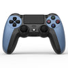 KM048 para PS4 Bluetooth Wireless Gamepad Controller 4.0 con barra de luz (azul montaña)