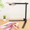 DT-06 Desktop Overlook Soporte para teléfono móvil Luz de relleno para cámara Soporte plegable universal