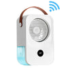 Ventilador de humidificación de niebla de escritorio con enfriador de aire de carga USB con pantalla digital inteligente MT-F60, Modo: Versión de control de sonido