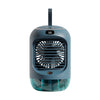 RD22 Ventilador de humidificación giratorio Luz cálida Luz de ambiente Cabeza de agitación automática con enfriador de aire de pantalla digital (verde)