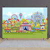 150 x 100 cm Circo Parque de atracciones Rueda de la fortuna Fotografía Tela de fondo (MDA18301)