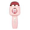 Micrófono inalámbrico para niños Micrófono para cantar con teléfono Bluetooth (Rosa)