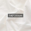 Tela de fondo de fotografía de algodón con textura cifrada de 140 x 250 cm (blanco roto)