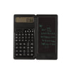Calculadora de función solar Bloc de escritura a mano Pantalla de 10 dígitos Tablero de escritura portátil (Negro)