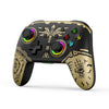 Gamepad de vibración somatosensorial inalámbrico Bluetooth para Nintendo Switch/Switch PRO, color: negro dorado