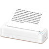 Conexión Bluetooth Impresora A4 sin tinta Mini impresora fotográfica portátil para oficina de estudiantes, modelo: X8