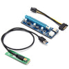 PCE164P-N03 VER006C Mini PCI-E 1X a 16X Riser para tarjeta de imagen externa de computadora portátil, especificación: M2 a 6 pines