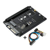 ENCNF2S-N01 NGFF a tarjeta de transferencia SATA3 M.2 KEY B-M SSD a adaptador de conversión de interfaz de 6 Gbps con Cable SATA de 22 pines