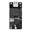 Tarjeta de transferencia de caja de disco duro M.2 NVME RTL9210B Chip Tipo-C / USB-C USB3.1 Gen2 10Gbps (Negro)