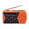 AM/FM/NoAA 2000mAh Radio de emergencia Radio portátil con manivela solar (naranja)
