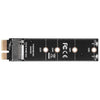 Adaptador de tarjeta vertical PCI-E 1X a M.2 NVME KEY-M SSD sin deflector