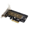 5 tarjetas de transferencia NVME M.2 a PCIE3.0/4.0 Tarjeta de expansión X4 de velocidad completa, estilo: altura media