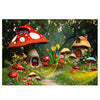 Fondo de fotografía de bosque de fantasía de 150x210 cm, tela de dibujos animados para niños, decoración de fiesta, telón de fondo (6364)