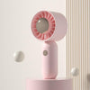 Mini ventilador de bolsillo portátil con ventilador pequeño, estilo: versión rosa con recubrimiento en aerosol
