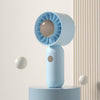 Mini ventilador de bolsillo portátil con ventilador pequeño, estilo: versión azul con recubrimiento en aerosol