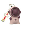 Muñeco astronauta colgante llavero ventilador (rosa)