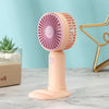 Ventilador pequeño de mano Mini ventilador portátil de bolsillo (rosa)