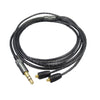 Para Shure MMCX / SE215 / SE425 / SE535 / SE846 / UE900 / Cable de auriculares Waston (negro)