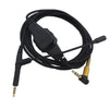 2m para BOSE 700 / QC25 / QC35 / OE2 Cable de audio para auriculares para juegos de 3,5 mm a 2,5 mm (negro)