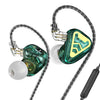 Auriculares intrauditivos con cable para juegos CVJ, color: con micrófono verde