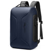 Bolsa de viaje de gran capacidad para negocios Mochila impermeable multifuncional para computadora portátil con puerto USB (Azul)