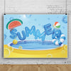 80x120cm fondo de decoración de fiesta en la piscina de verano fondo de fotografía de anillo de natación tela(11418488)