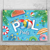 80x120cm fondo de decoración de fiesta en la piscina de verano fondo de fotografía de anillo de natación tela(11418495)
